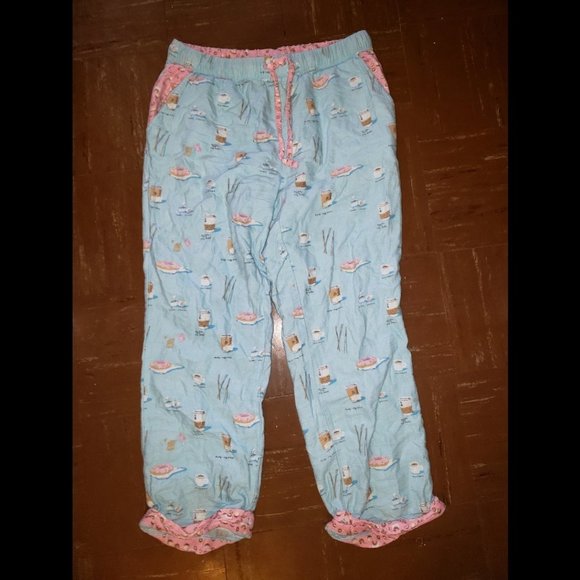 Coffee and Donuts Flannel PJ Pants (Part of a Set) - Picture 1 of 5
